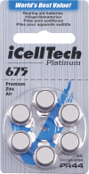 iCellTech ICT 675 Hörgerätebatterien